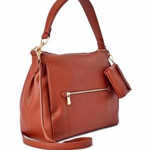 🛑SOLD🛑 Brown Time & Tru Izzy Handbag w/ Removable Pouch